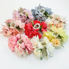 Girls Flower Hair Claw Clips Wedding Headdress For Bridal Bridesmaid Party Flower Hai alternate view