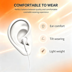 TypeC Wired Headphone Suitable For IPhone15 16 Earbuds Xiaomi 17 15 14 13 12 3.5MM AUX close-up view