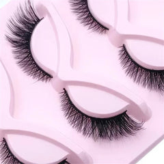 5 Pairs Cat Eye Lashes Long Lashes Cat Eye Look Wispy Lashes Eye End Elongated Strip Thi detail view