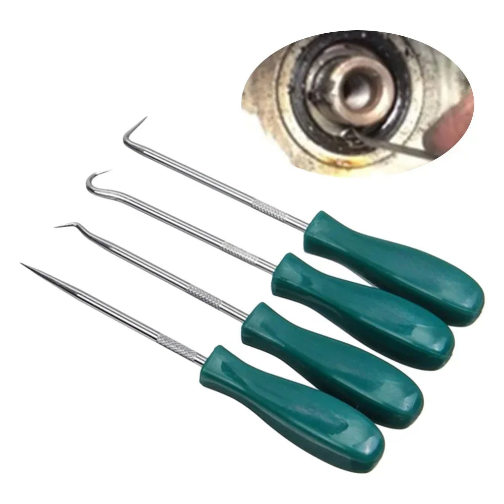 4Pcs Oil Seal Screwdrivers Set Car Auto Vehicle Pick Hooks For Garages General-Plumbers Mechanics Wo