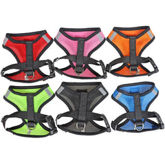 Breathable Mesh Cat Harness and Leash Set | Reflective Soft Vest for Small Cats and Dogs detail view