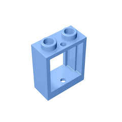 Gobricks GDS-783 Frame 1x2x2 Window | Compatible Building Block for DIY Projects close-up view