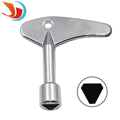 Delta Switch Key Wrench Alloy Non-Slip Electrical Cabinet Tool