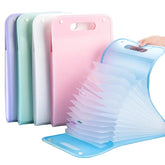 A4 Macaron Vertical Binding File Bag - Onlytenbucks.com