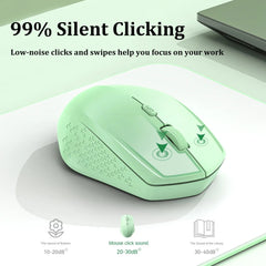 Bluetooth 5.2 + 2.4G Wireless Gaming Mouse – Silent Rechargeable - Onlytenbucks.com