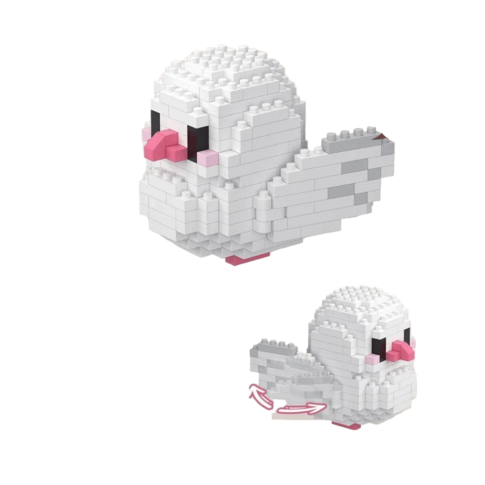 BUILT Colorful Parrot Micro Mini Building Blocks – Educational DIY Toy - Onlytenbucks.com