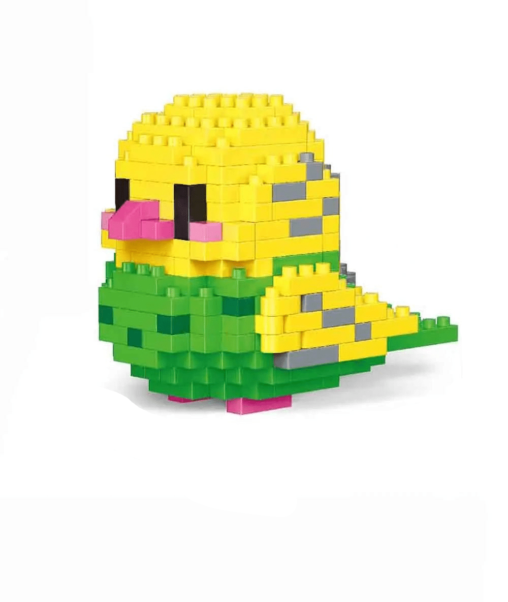 BUILT Colorful Parrot Micro Mini Building Blocks – Educational DIY Toy - Onlytenbucks.com