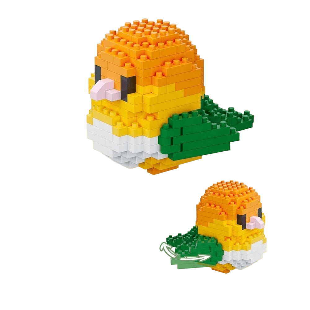 BUILT Colorful Parrot Micro Mini Building Blocks – Educational DIY Toy - Onlytenbucks.com