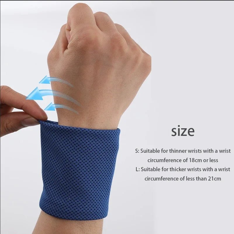 Cold - Sensing Sports Wristbands – Ice Silk Cooling Sweatbands - Onlytenbucks.com