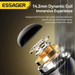 Essager 3.5mm Wired Headphones In Ear Headset Wired Earphones with Microphone Stereo Earbuds Sports - Onlytenbucks.com