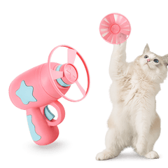 Funny Cat Toy Interactive Flying Disc Launcher - Onlytenbucks.com