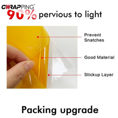 Gloss Transparent Light Black Smoke Headlight & Taillight Tint Film - Onlytenbucks.com