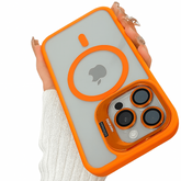 Magnetic Shockproof Transparent Phone Case with Stand Glass Lens Protection - Onlytenbucks.com