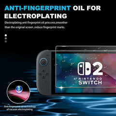 Nintendo Switch 2 Tempered Glass Screen Protector with Joystick Cap - Onlytenbucks.com