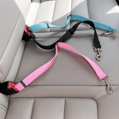 Pet Car Seat Belt Harness – Adjustable Nylon Safety Protector - Onlytenbucks.com