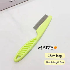 Pet Hair Shedding and Flea Comb – Stainless Steel Grooming Tool - Onlytenbucks.com