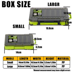 SAMOLLA Double-Sided Compact Tackle Box - Streamline Fishing with Durable, Versatile Organizer - Onlytenbucks.com