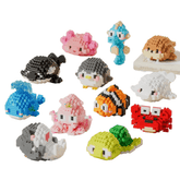 Sea Animal Micro Building Blocks – 3D Mini Brick Sets - Onlytenbucks.com