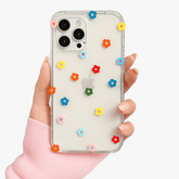 Small Flower Stars Soft TPU Phone Case – Transparent Airbag Protective Cover - Onlytenbucks.com