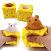 Stress - Relieving Pet Cheese Mouse – Fun Squeeze Toy - Onlytenbucks.com