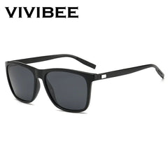VIVIBEE Luxury Square Polarized Sunglasses Men Driving Blue Mirror Lens Classic Unisex Sun Glasses 2025 - Onlytenbucks.com