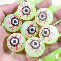 10 Piece Glow in the Dark Eyeball Bouncy Balls - Onlytenbucks.com