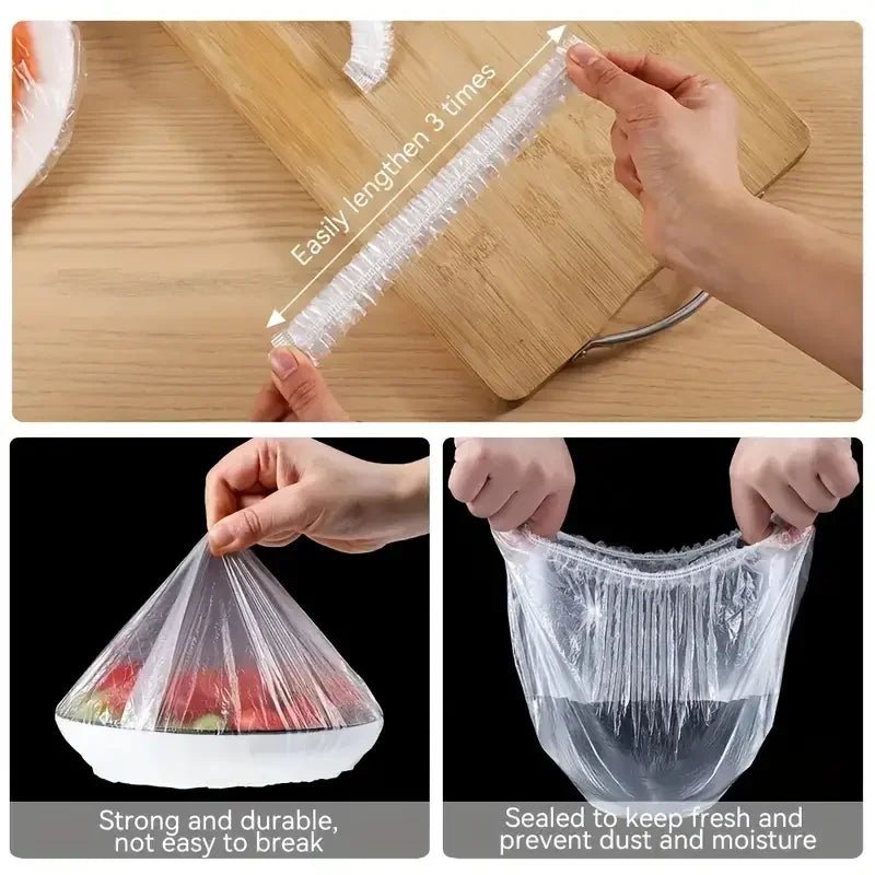 100-Piece Disposable Food Covers - Onlytenbucks.com