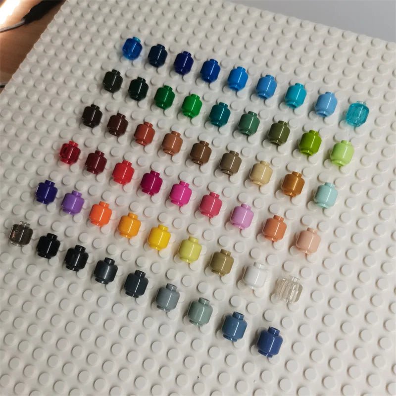100pcs DIY MOC Building Block Heads (Lego - Compatible) - Onlytenbucks.com
