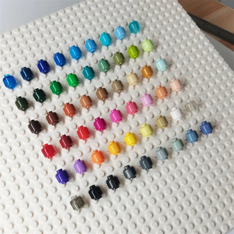 100pcs DIY MOC Building Block Heads (Lego - Compatible) - Onlytenbucks.com