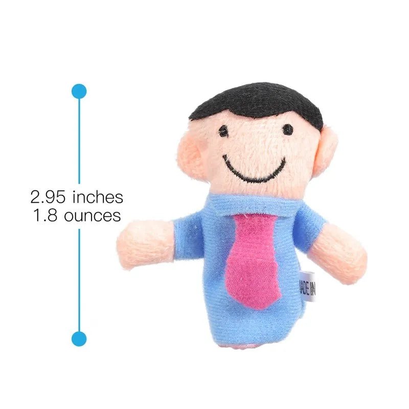 10Pcs Baby Plush Animal Family Finger Puppets - Onlytenbucks.com