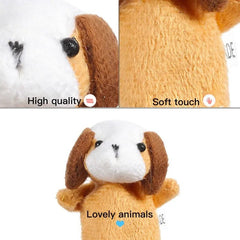 10Pcs Baby Plush Animal Family Finger Puppets - Onlytenbucks.com