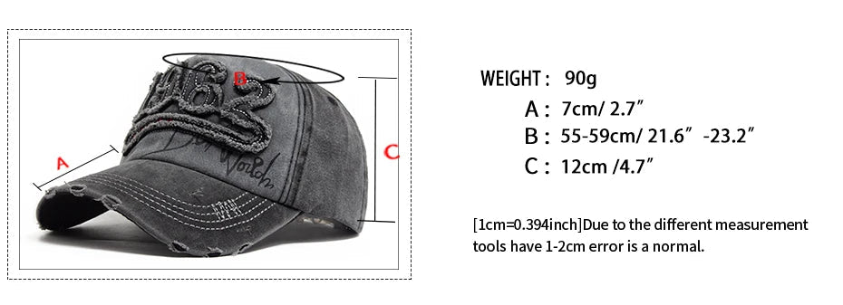 1962 Embroidery Vintage Washed Cotton Baseball Cap - Onlytenbucks.com