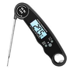 1pc - Digital backlit folding BBQ kitchen cooking ready - to - read thermometer - Onlytenbucks.com