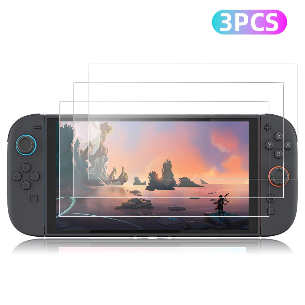 2 Piece 9H Tempered Glass Screen Protector for Nintendo Switch 2 - Onlytenbucks.com