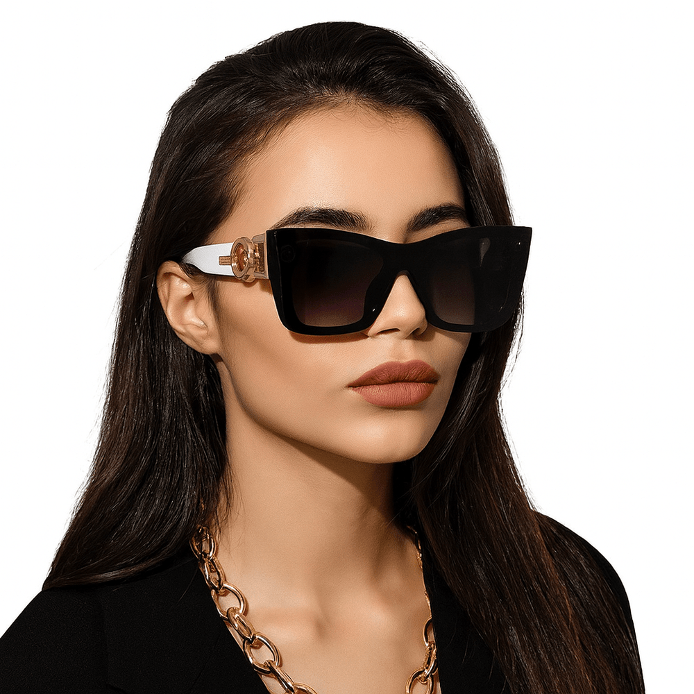 2025 New Fashion Big Frame Cat Eye Sunglasses For Ladies Street Shot Fashionable Sunglasses for Women - Onlytenbucks.com