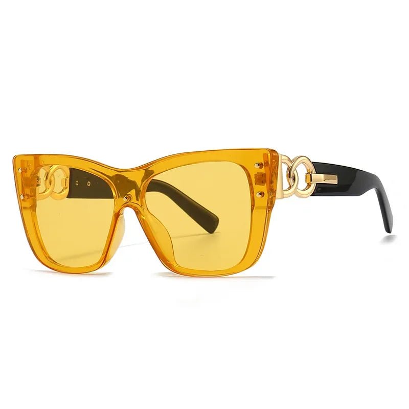 2025 New Fashion Big Frame Cat Eye Sunglasses For Ladies Street Shot Fashionable Sunglasses for Women - Onlytenbucks.com