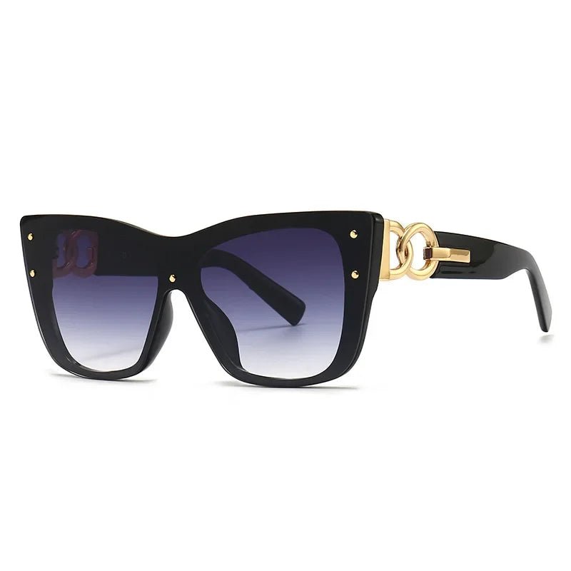 2025 New Fashion Big Frame Cat Eye Sunglasses For Ladies Street Shot Fashionable Sunglasses for Women - Onlytenbucks.com