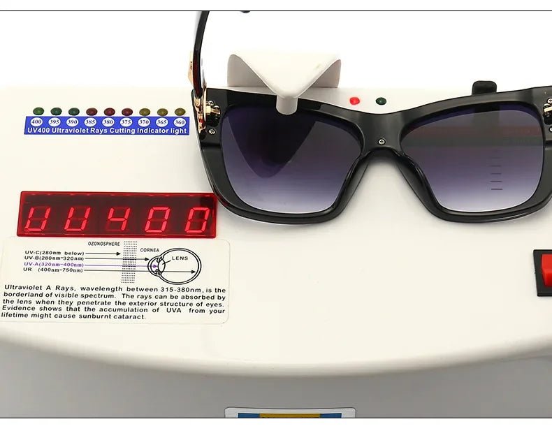 2025 New Fashion Big Frame Cat Eye Sunglasses For Ladies Street Shot Fashionable Sunglasses for Women - Onlytenbucks.com