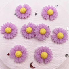 20pcs Resin Daisy Flower Flatback Cabochons - Onlytenbucks.com