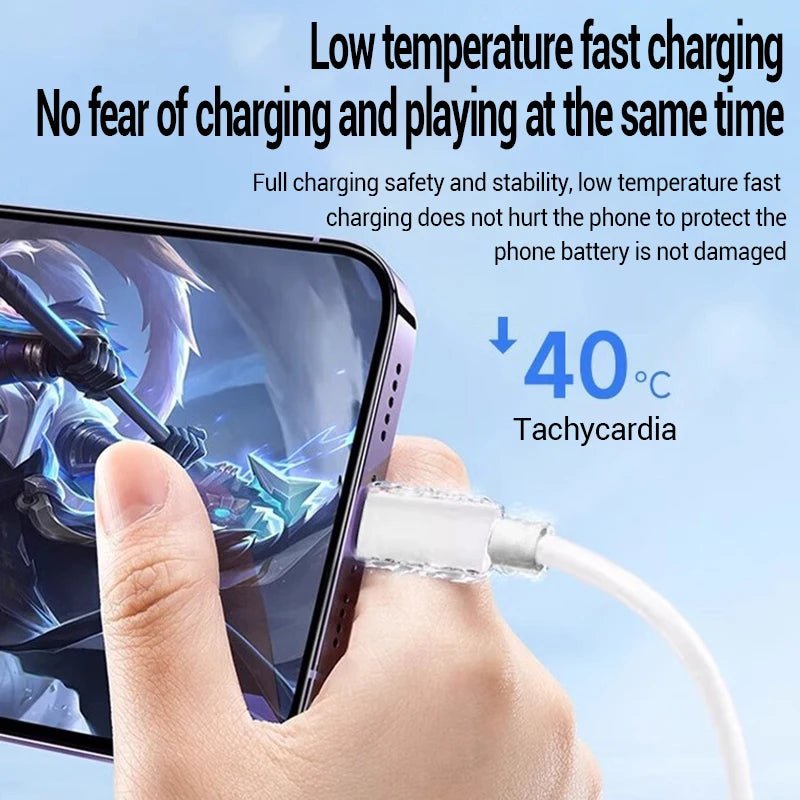 20W Fast Charging Cable – USB - C to Lightning Cord - Onlytenbucks.com