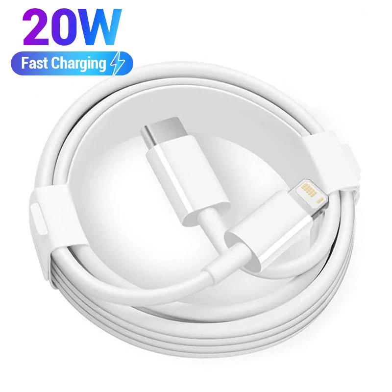 20W Fast Charging Cable – USB - C to Lightning Cord - Onlytenbucks.com