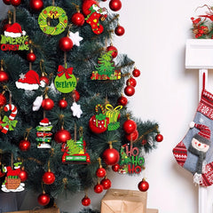 24 - Piece Christmas Ornaments Set - Onlytenbucks.com