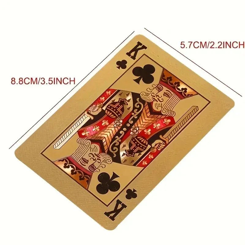 24K Gold Foil Playing Cards – Luxury Poker Deck for Parties and Gifts - Onlytenbucks.com