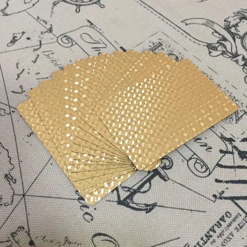 24K Gold Foil Playing Cards – Luxury Poker Deck for Parties and Gifts - Onlytenbucks.com