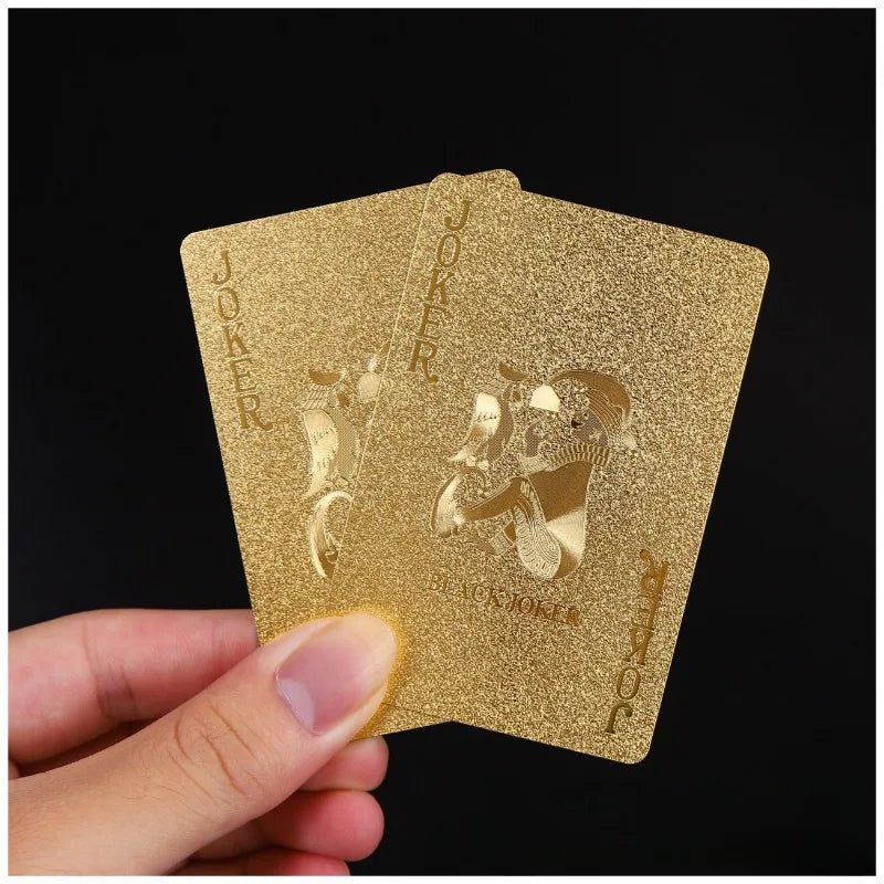 24K Gold Foil Playing Cards – Luxury Poker Deck for Parties and Gifts - Onlytenbucks.com