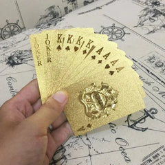 24K Gold Foil Playing Cards – Luxury Poker Deck for Parties and Gifts - Onlytenbucks.com