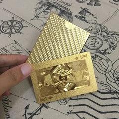 24K Gold Foil Playing Cards – Luxury Poker Deck for Parties and Gifts - Onlytenbucks.com