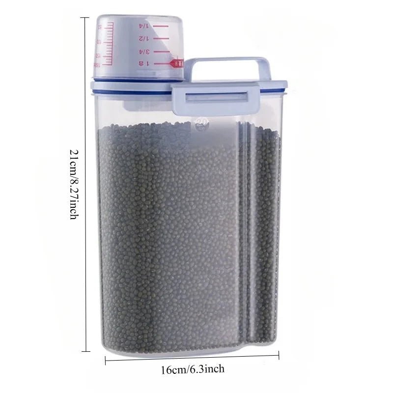2kg(4.4 lb) Dog and Cat Food Storage Container - Onlytenbucks.com