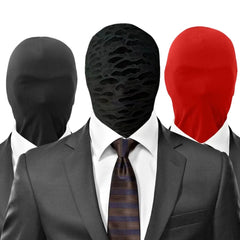 2pcs Black Cosplay Full Mask – Breathable Thin Hood - Onlytenbucks.com