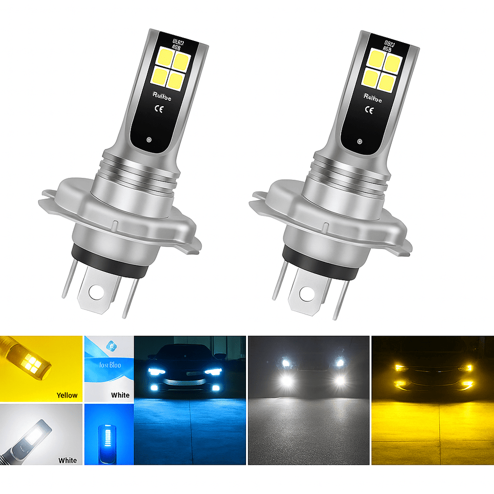 2PCS LED Fog Lights Super Bright 6000K - Onlytenbucks.com